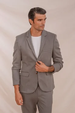 Celopman Blazer Casual Estructura verde Best