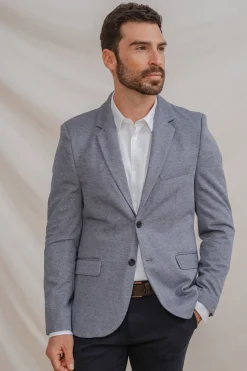 Celopman Blazer Casual Mezcla azul