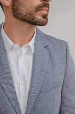 Celopman Blazer Casual Mezcla azul