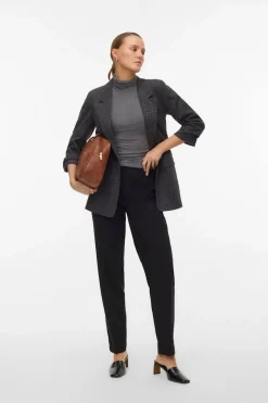 Vero Moda Blazer con manga 3/4 Gris oscuro Best