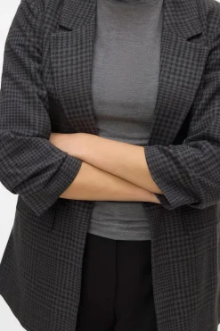 Vero Moda Blazer con manga 3/4 Gris oscuro Best