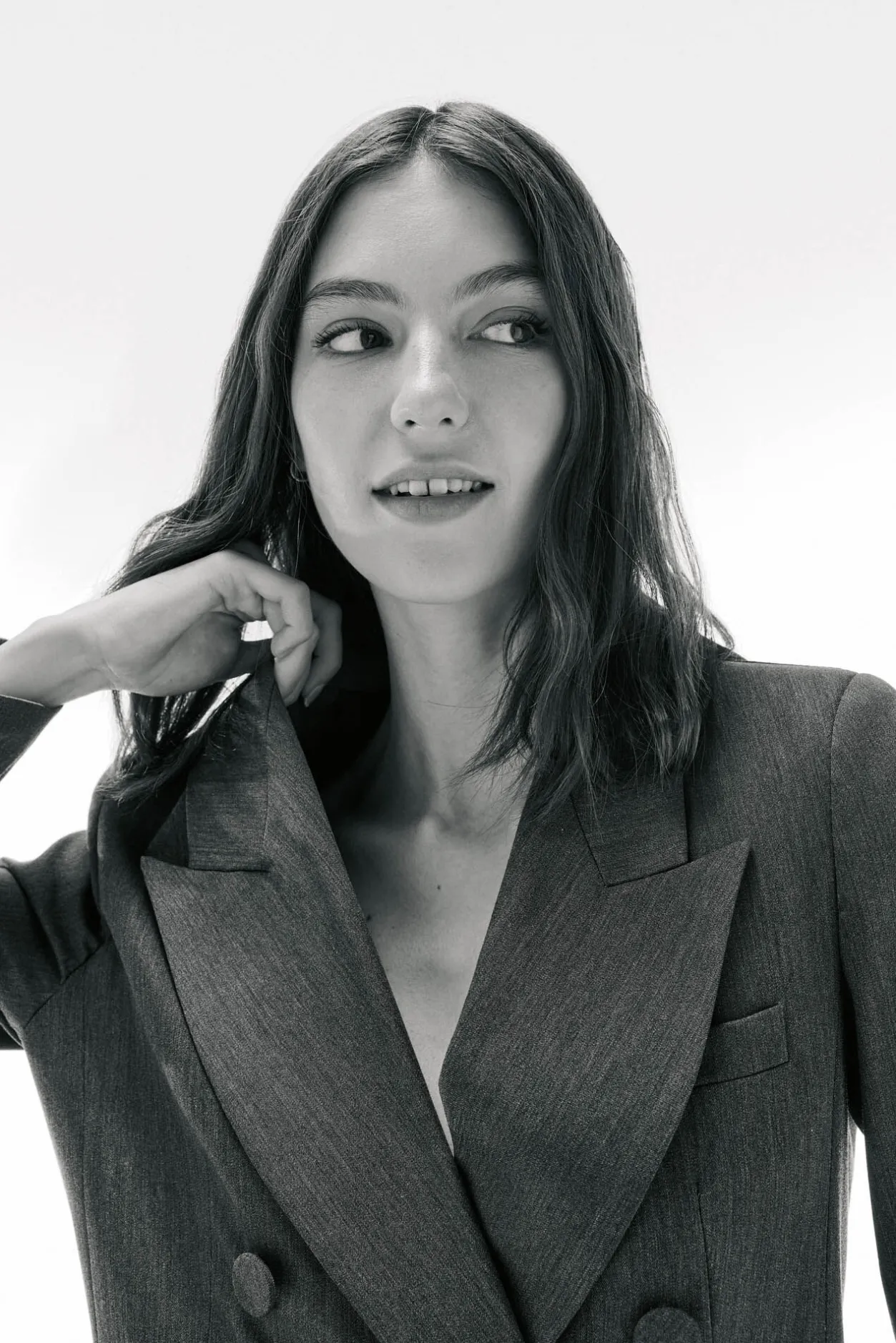 TFP by Tamara Falcó Blazer cruzada Gris Clearance