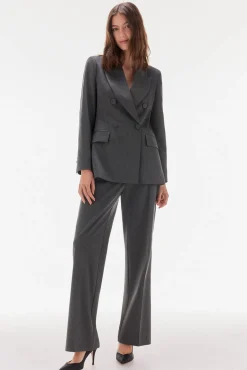 TFP by Tamara Falcó Blazer cruzada Gris Clearance