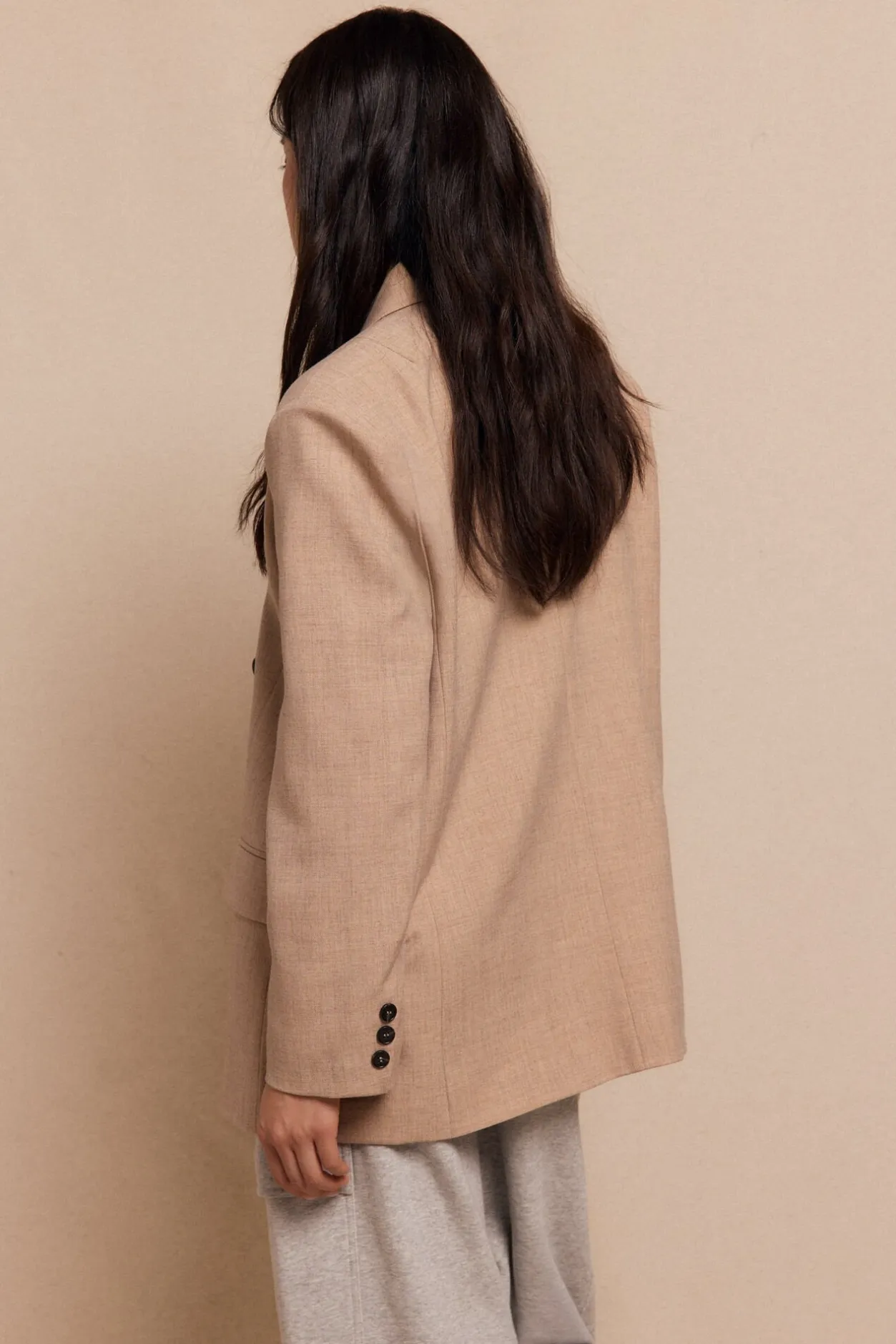Slowlove Blazer de corte oversize Beige Sale