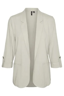 Vero Moda Blazer de mujer abierta con solapa Beige Outlet