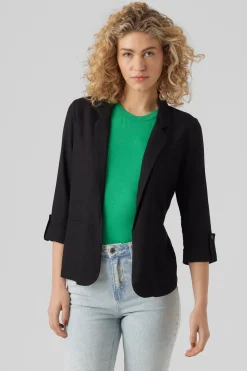Vero Moda Blazer de mujer abierta con solapa Negro New