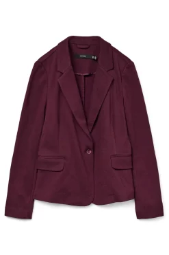 Vero Moda Blazer de mujer manga larga con bolsillos Morado New