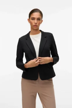 Vero Moda Blazer de mujer manga larga con bolsillos Negro Best