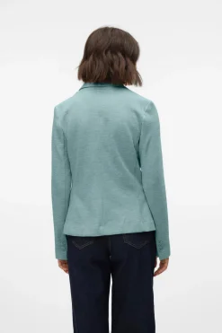 Vero Moda Blazer de mujer manga larga con bolsillos Turquesa Outlet