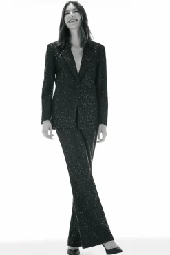 TFP by Tamara Falcó Blazer entallada de lentejuelas Negro Clearance