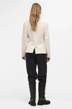 Object Blazer entallada manga larga Beige Discount
