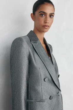 Pedro del Hierro Blazer fantasía doble botonadura Gris New