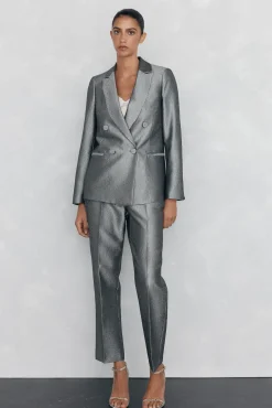 Pedro del Hierro Blazer fantasía doble botonadura Gris New