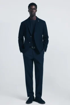 Springfield Blazer ojo de perdiz azul Online