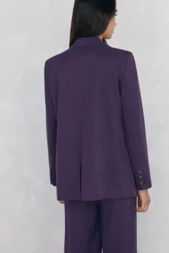Pedro del Hierro Blazer regular fit morada Morado Outlet