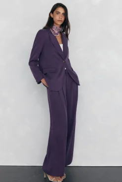 Pedro del Hierro Blazer regular fit morada Morado Outlet