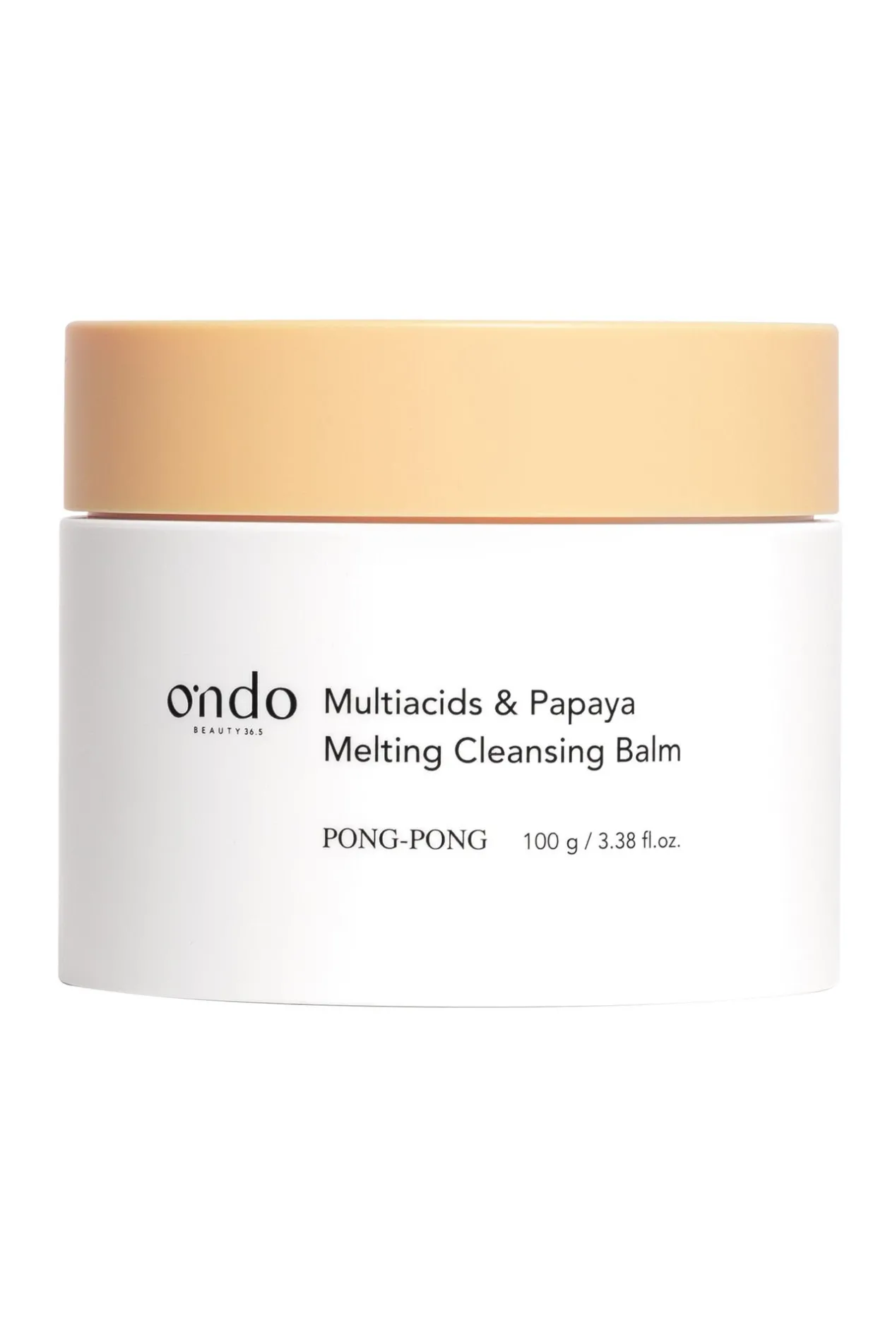 Ondo beauty 36.5 Bálsamo limpiador multiácidos y papaya Amarillo