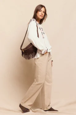 Slowlove Blusa bordada Marfil Best