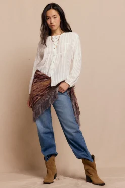 Slowlove Blusa encajes Marfil Online