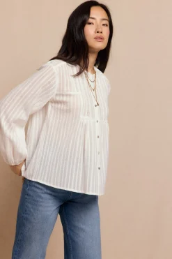 Slowlove Blusa encajes Marfil Online