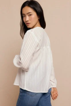 Slowlove Blusa encajes Marfil Online