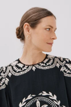 Cortefiel Blusa estampada Multicolor Clearance