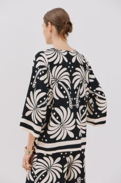 Cortefiel Blusa estampada Multicolor Online