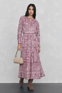 Pedro del Hierro Blusa estampada Morado Sale