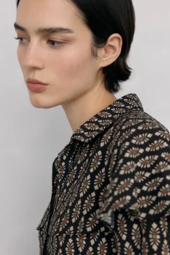 Pedro del Hierro Blusa estampada capa Gris New