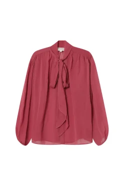 Grace & Mila Blusa fluida con lazada Rosa Best