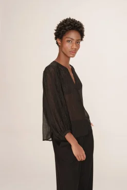 Grace & Mila Blusa lúrex Negro Online