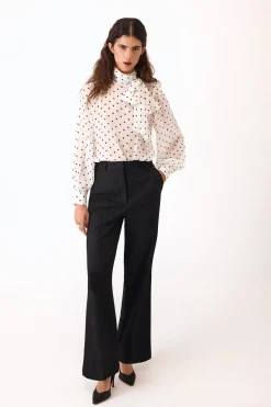 Pedro del Hierro Blusa lunares desfile Marfil Best