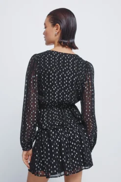 Springfield Blusa lurex goma cintura negro Hot