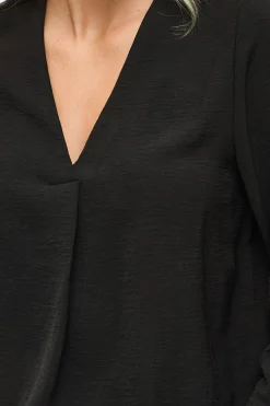 Vila Blusa manga 3/4 Negro Best