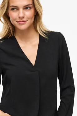 Vila Blusa manga 3/4 Negro Best