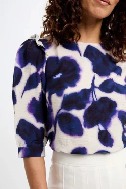 Morgan Blusa manga 3/4 estampada Multicolor