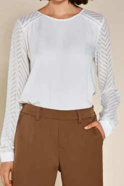 Object Blusa manga fantasía Blanco Best
