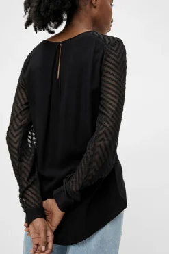 Object Blusa manga fantasía Negro Hot