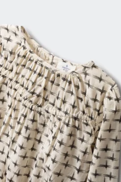 Springfield Kids Blusa manga larga niña blanco New