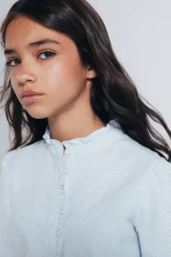 Springfield Kids Blusa manga larga niña azul Hot