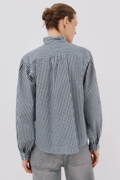 Cortefiel Blusa rayas cuello volantes Multicolor Outlet