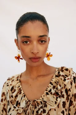 Cortefiel Blusa volantes Multicolor Clearance