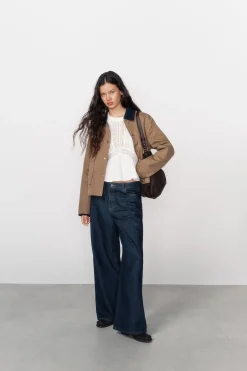 High Spirits Blusa Whimsy beige Clearance