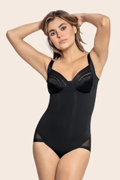 Leonisa Body de control suave y copas con aro negro Discount