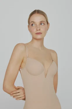 Ivette Bridal Body Pantalón Push-Up Second Skin beige New