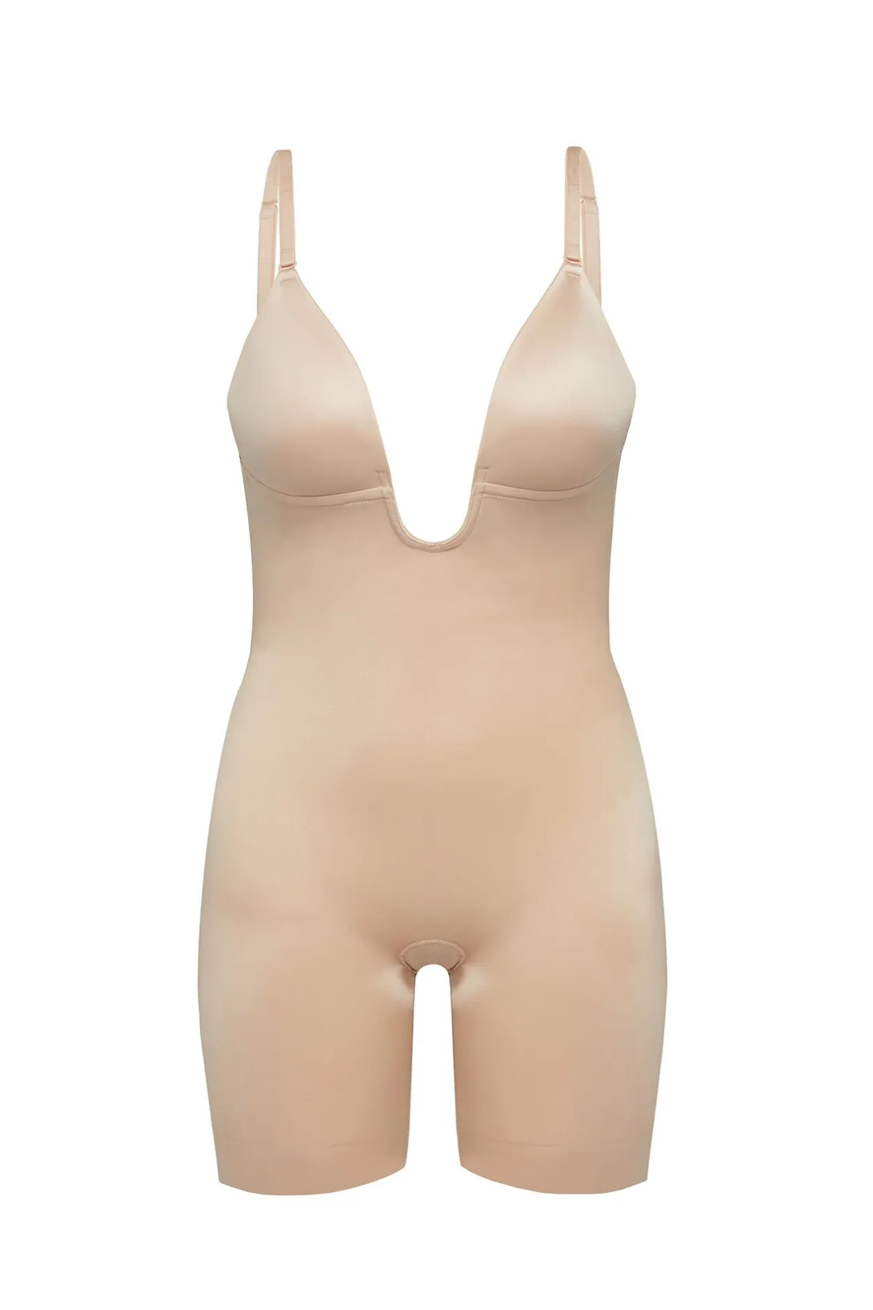Spanx Body reductor escote U beige nude Best