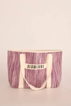 Slowlove Bolsa tejido Lila Online