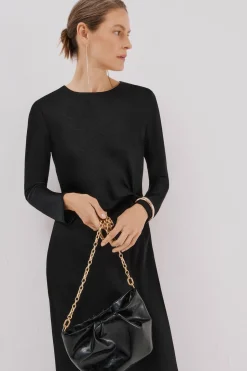 Cortefiel Bolsito cadena Negro Hot