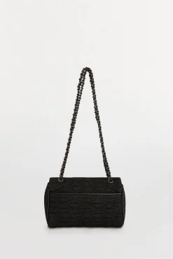 Pedro del Hierro Bolso bandolera acolchado con cadena Gris Hot