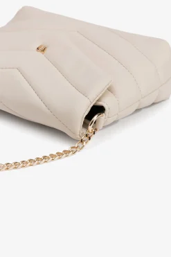 Vilanova Bolso bandolera acolchado Beige